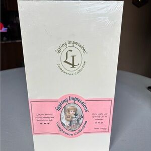 Heritage Pink Porcelain Doll with Accessories